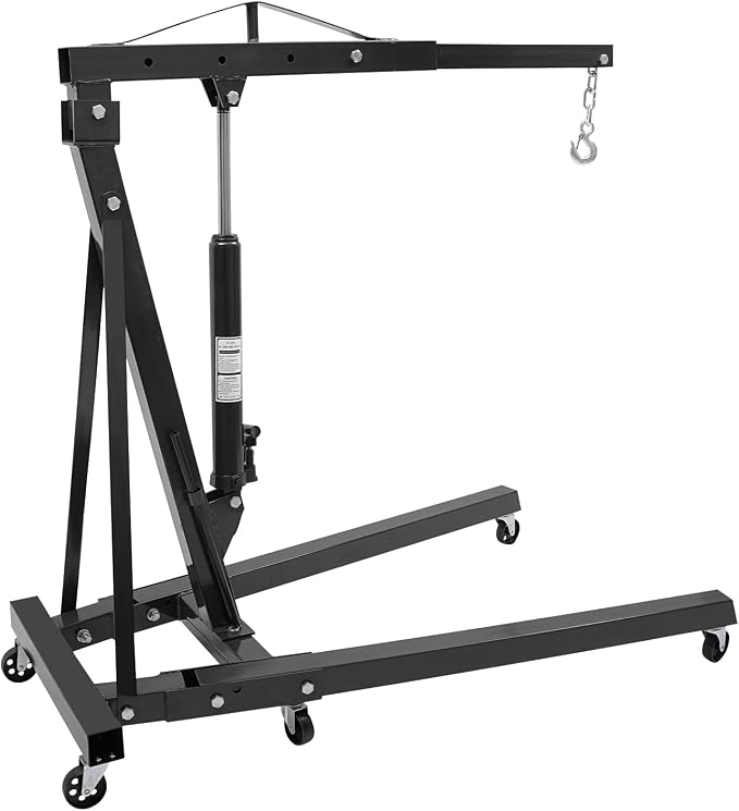 2 Ton Engine Hoist Foldable Engine Crane Cherry Picker Engine Hoist - Image 5