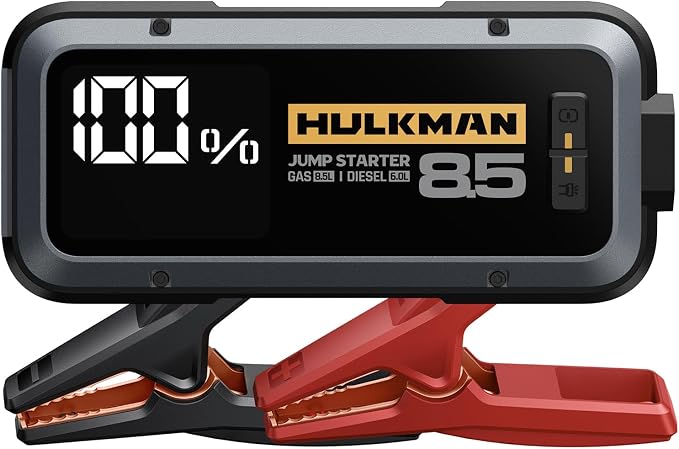 Hulkman Alpha85, Space Gray, 2000A 74Wh Smart Jump Starter, 12V Portable Car by Hulkman