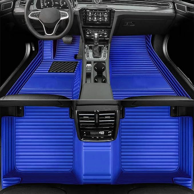 Custom Colors Car Floor Mats Black Pink by Unknown