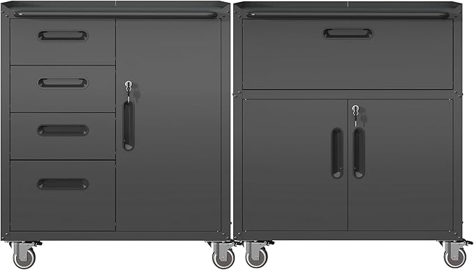 Metal Tool Cabinet, Garage Storage Cabinet System, Wall Cabinet & Locking by VIYET