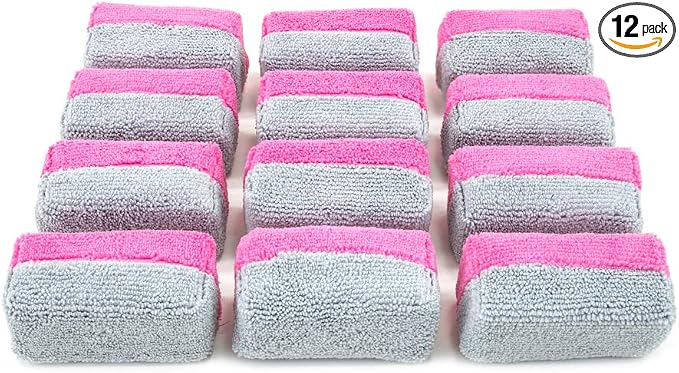 Autofiber Ceramic Coating Applicator Sponge | 12 Pack | by Autofiber