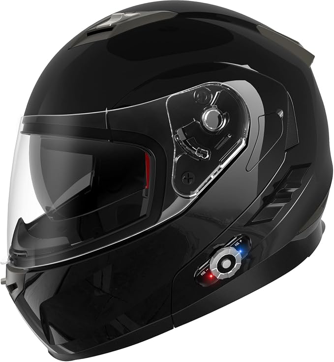 Motorcycle Helmet Bluetooth 5.0 Integrated New EPS FreedConn BM2-S Modular Flip by FreedConn