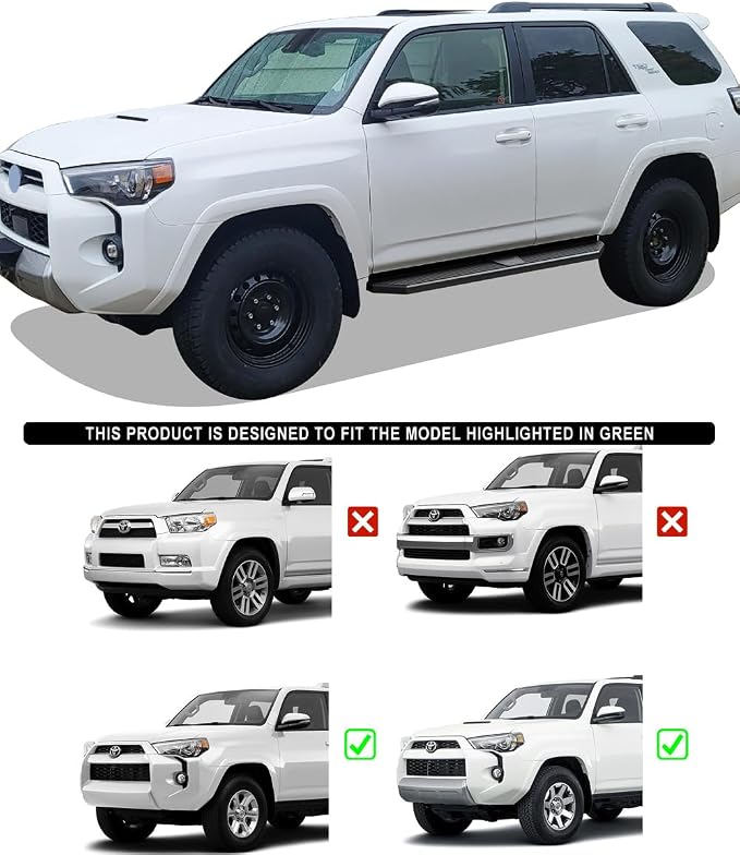 APS 6-inch Running Boards Side Bars Side Steps Compatible - Image 2