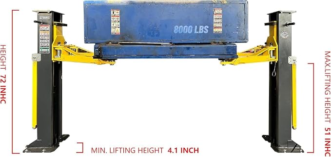 2 Post Lift 7000lbs Car Lift Two Post Car Lift Automotive Lift - Image 3