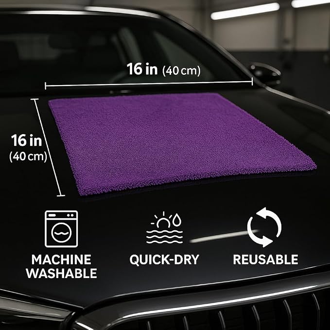4 Pack Pak Details Edgeless Microfiber Towels - Image 5