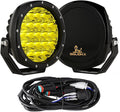 BIGLION.X 7Inch Round LED Amber Driving Offroad Lights 2PCS 210W 32000LM Amber by BIGLIONX