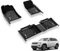 3W Floor Mats Compatible for Jeep Grand Cherokee 2013-2015 TPE All Weather by 3W