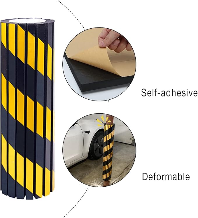 GUEQUITLEX Garage Wall Protector Foam Wall Corner Guard - Image 4