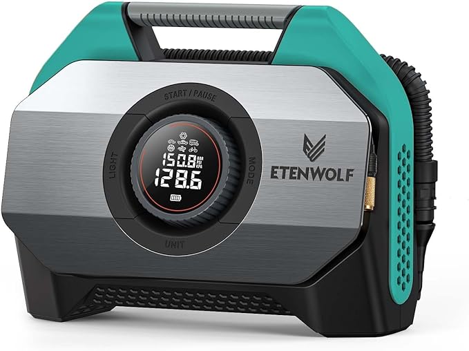 ETENWOLF VORTEX S6 Tire Inflator Portable Air Compressor by ETENWOLF