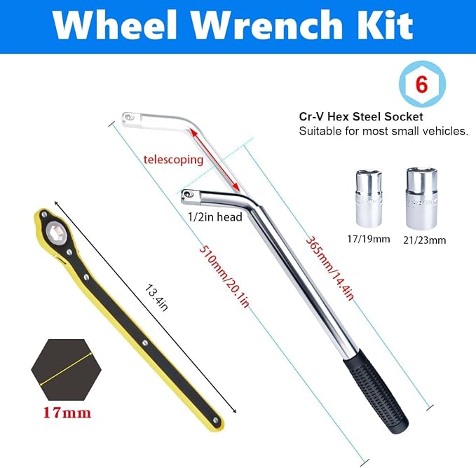 Car Jack - 3 Ton Scissor Jack for Tesla Model Y, Universal Emergency Kit - Image 6