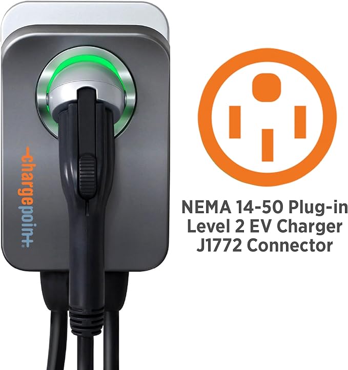 ChargePoint HomeFlex Level 2 EV Charger J1772, NEMA 14-50 Plug - Image 8