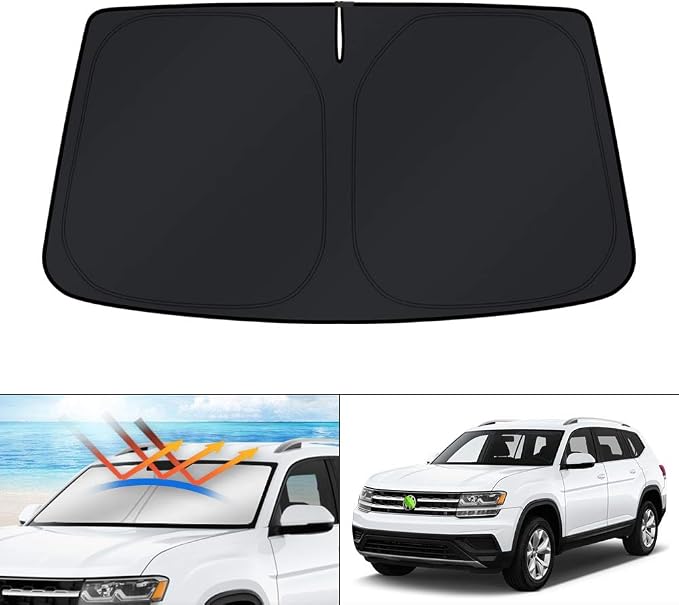 KUST Windshield Sun Shade for Volkswagen Atlas Accessories 2018-2024 2025 VW by KUST