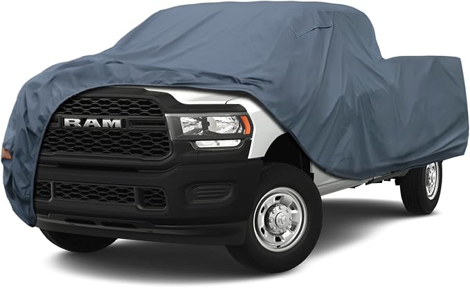 16 Layers Large Truck Cover Waterproof All Weater, Heavy Duty Pickup Truck Cover by GUNHYI