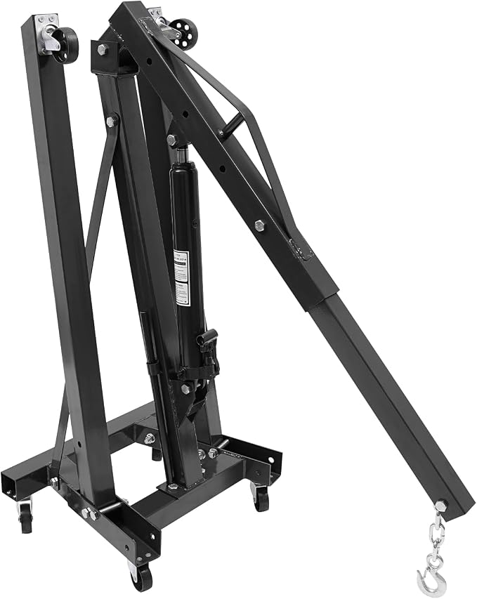 LOYALHEARTDY 1 Ton Hydraulic Engine Hoist, Folding Engine Lift - Image 6