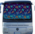 EcoNour Butterfly RV Windshield Sunshade | Windshield Cover Sunshade by EcoNour