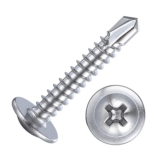 Wensilon（300pcs）#8×3/4”for Sheet Metal Self-Tapping Screws 410 Stainless Steel - Image 8