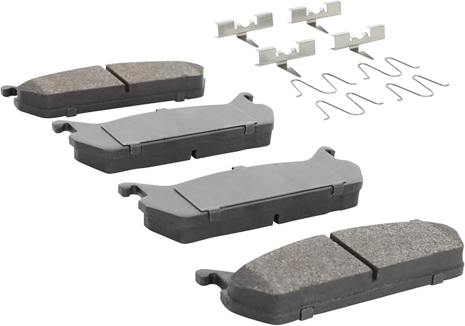 Premium Semi-Metallic Rear Brake Pads Replacement - Image 2
