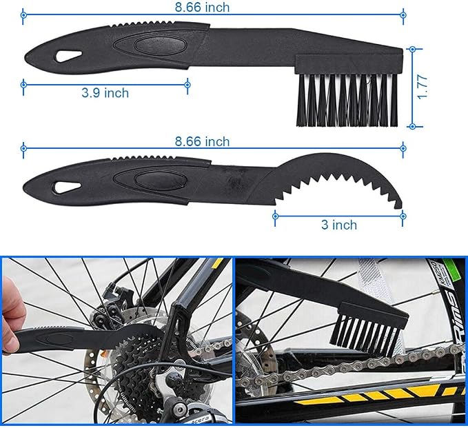 MMOBIEL Motorcycle Chain Cleaning Brush Kit Cleaner - Image 3