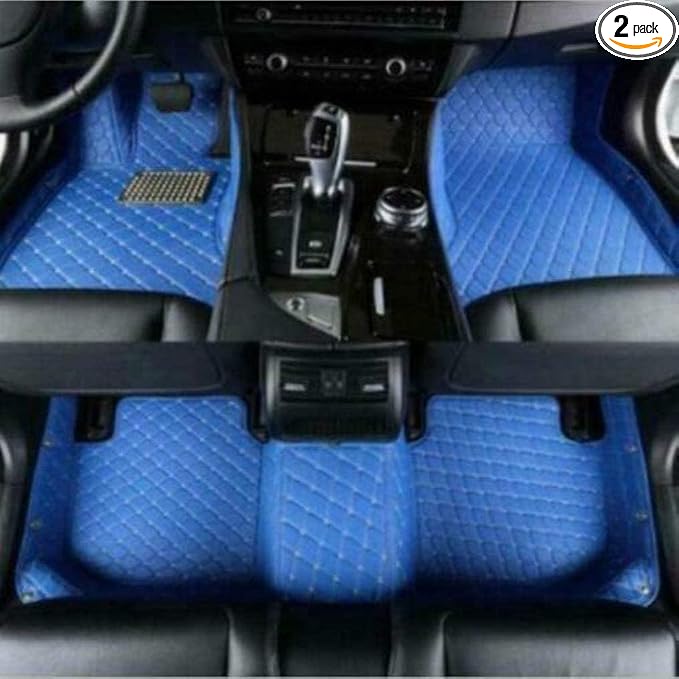 Custom All-Weather Protection Luxury Leather Floor Mats by JTXWANG
