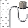 Blulu 10 Pcs 2'' Long Shed Hooks Shed Accessories by Blulu