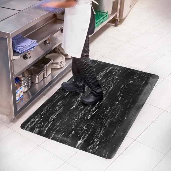 Consolidated Plastics Anti-Fatigue Marble Floor Mat, Commercial Grade Standing - Image 2