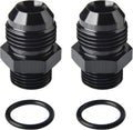 12AN Male Flare to 8AN 8 ORB O-ring Boss Fuel Rail Adapter Fitting Aluminum by Podavelle