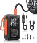 Tire Inflator Portable Air Compressor, 180PSI & 15000mAh Cordless Air Pump by hafuloky