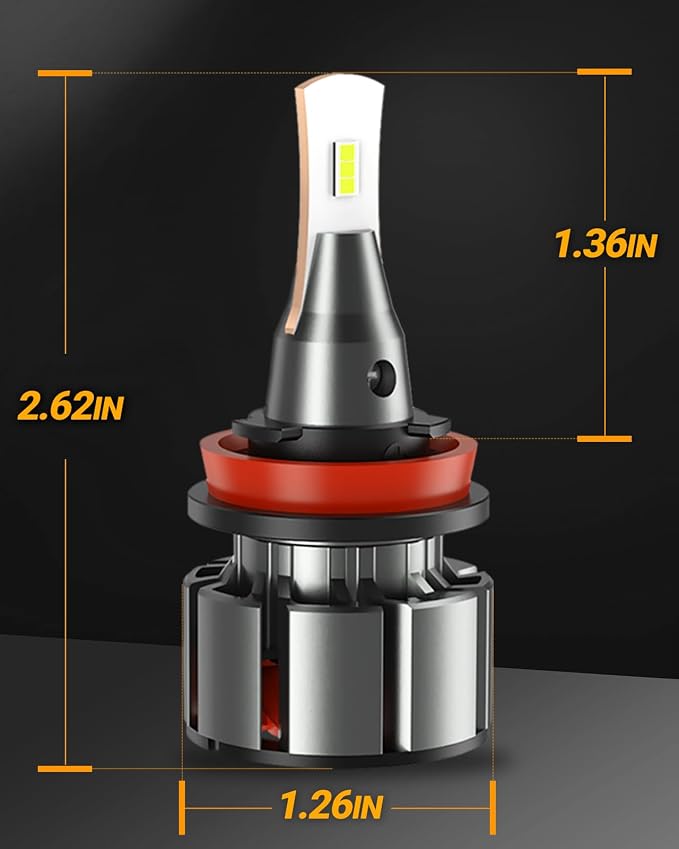 SEALIGHT H11/H8/H9/H16 LED Bulbs, 36000LM Super Bright H11 Lights, H8 - Image 7