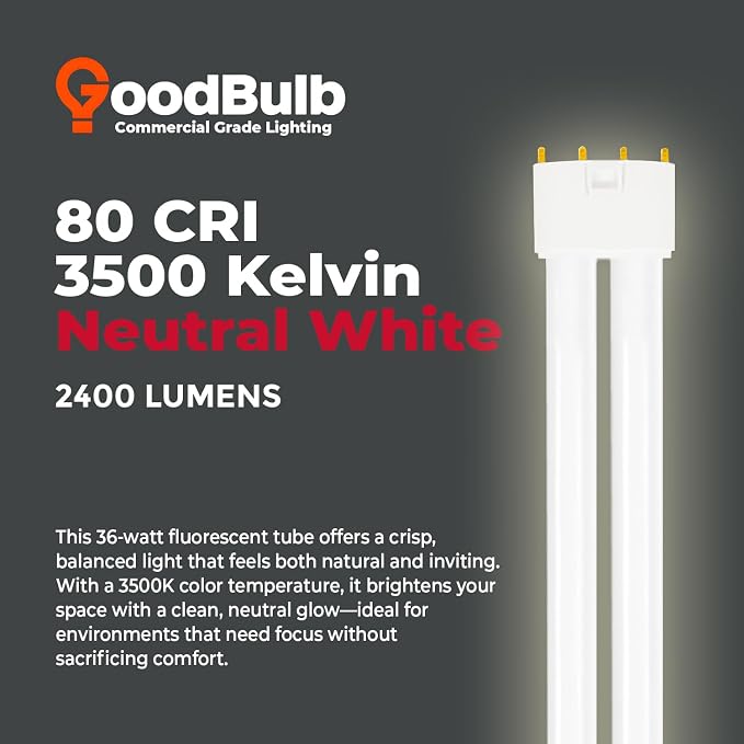 GoodBulb PLL36/835 36W 16.5" Twin Tube Compact Fluorescent Light Bulb 4-pin - Image 5