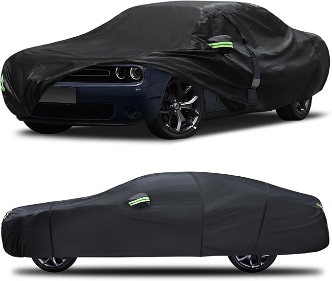 Car Cover Custom Fit for Dodge Challenger 2008-2023, 6 Layers Truck Cover by Qualencey