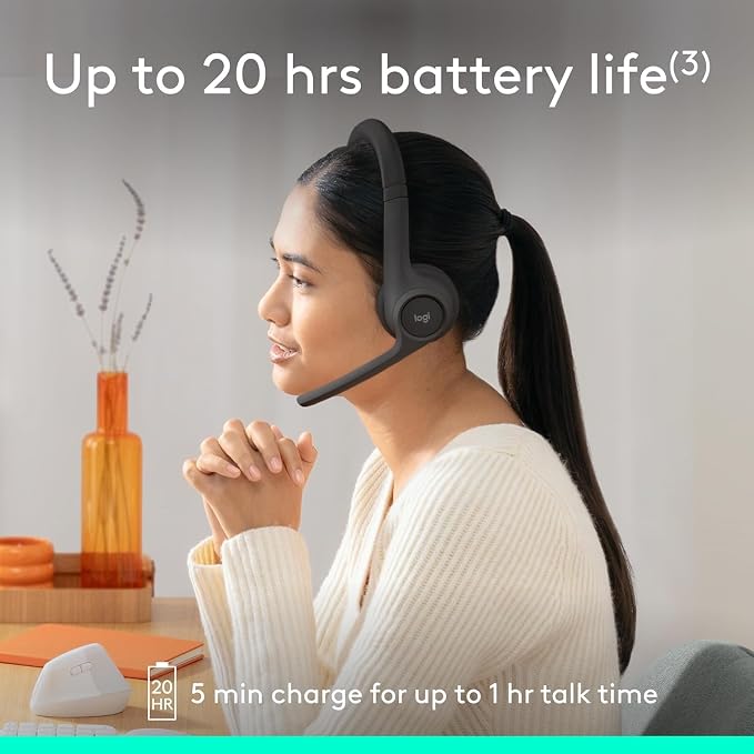 Logitech Zone 301 Wireless Bluetooth Headset - Image 8