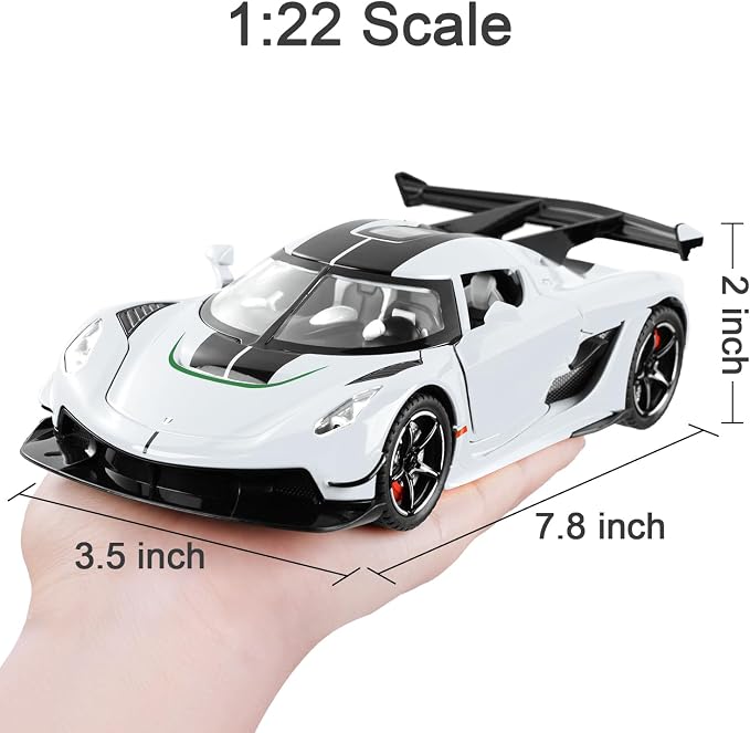 Toy Cars Model Jesko 1/22 Diecast Metal Sports Toy Cars - Image 7