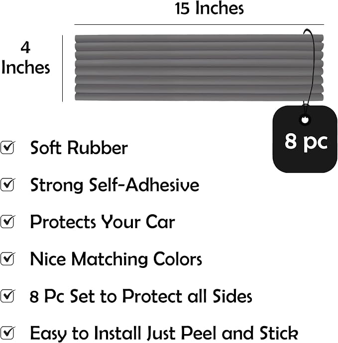 Rubber Bond Garage Wall Protectors 8 Pack - Image 2