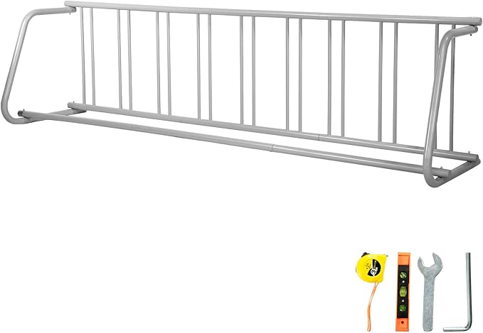 BestEquip 111" Length Floor Bike Rack, 9 Holders All-Steel Grid Bike Rack by BestEquip
