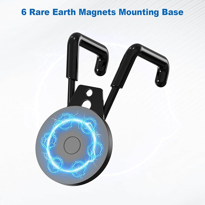 1 Pack Large Heavy-Duty Magnetic Garage Hooks - Image 3