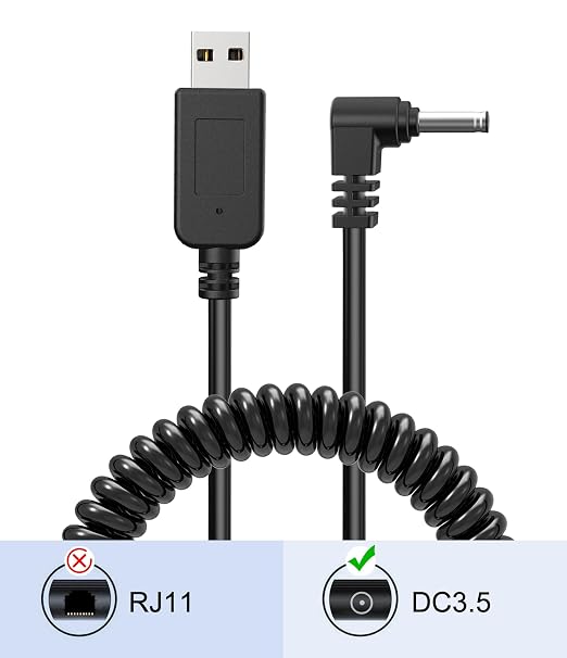 Radar Detector Cable with USB to DC3.5 Plug, Power Cable - Image 4