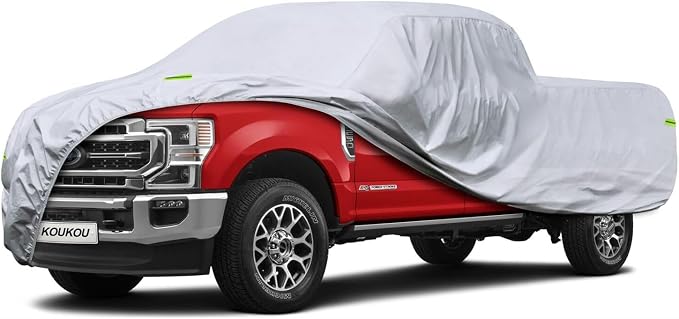 KouKou Truck Cover Waterproof All Weather, 6 Layers Full Pickup Cover, by focusonqualityservicehear