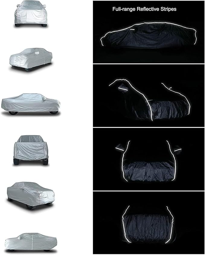 Tecoom Waterproof Car Cover for Tesla Model Y Honda CRV, UV Protection Car - Image 4
