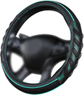 Flying Banner car Steering Wheel Cover Faux Leather Massage Universal fit 3D by FlyingBanner