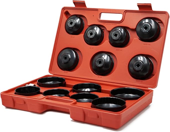 Oil Filter Socket Set 14pcs 3/8" Cap Wrenches Tool Kit - Image 4