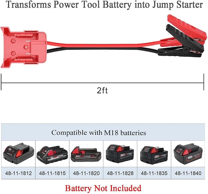 Jumper Cables alligator clips Compatible - Image 5