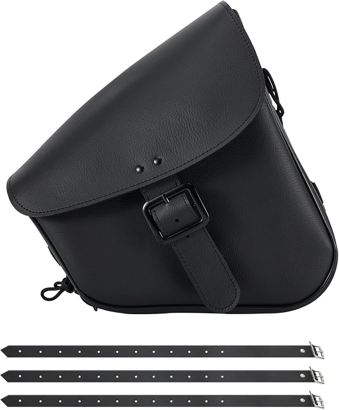 GARGOYLE BELLS Motorcycle Swing Arm Bag Solo Saddle Bags - Image 9