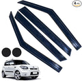 Rain Guards for Kia Soul 2014-2019, Tape-on Side Window Deflectors for Kia Soul by LETINGFAR