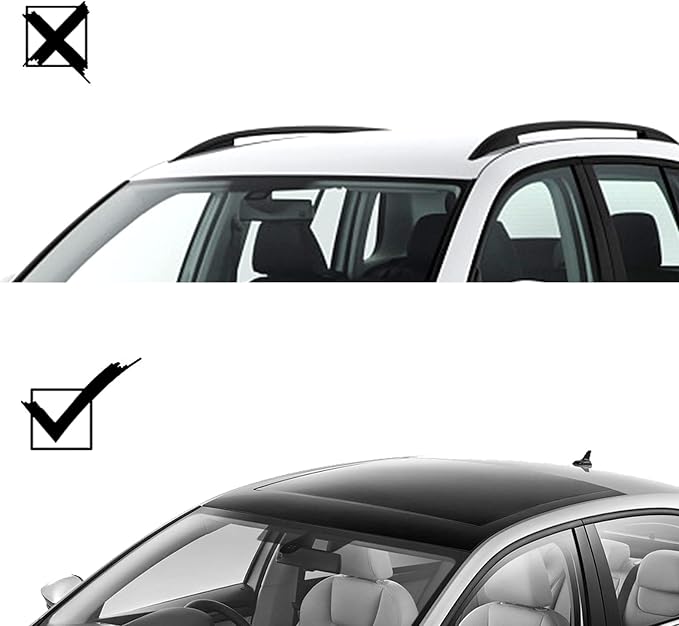 50" Universal Rooftop Crossbars, Adjustable Locking Luggage Crossbars Compatible - Image 2