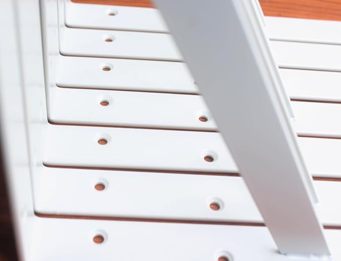 8 Pack L12 x H 8" White Heavy Duty Shelf Brackets - Image 4