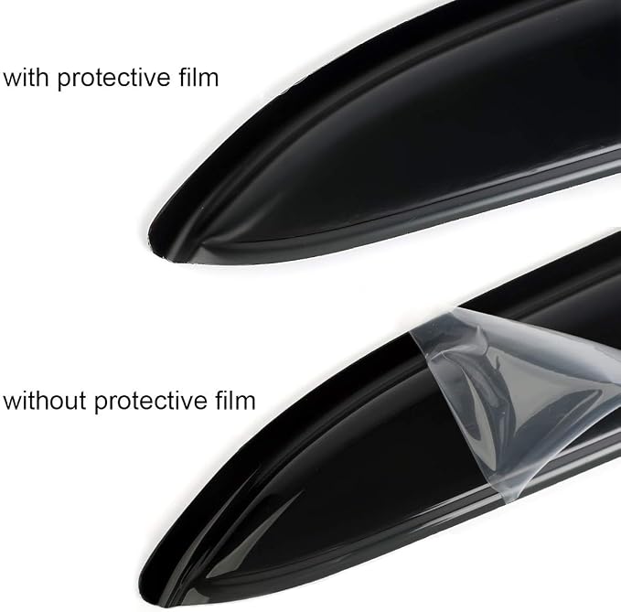 2pcs Original Shatterproof Rainproof in Channel Style Sun Rain Guard Durable - Image 8