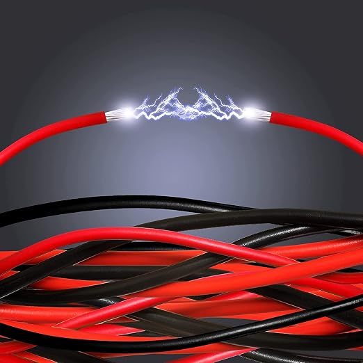 10 Gauge Wire - iGreely 100 FT Red & 100 FT Black 10 Gauge Tinned Copper - Image 8
