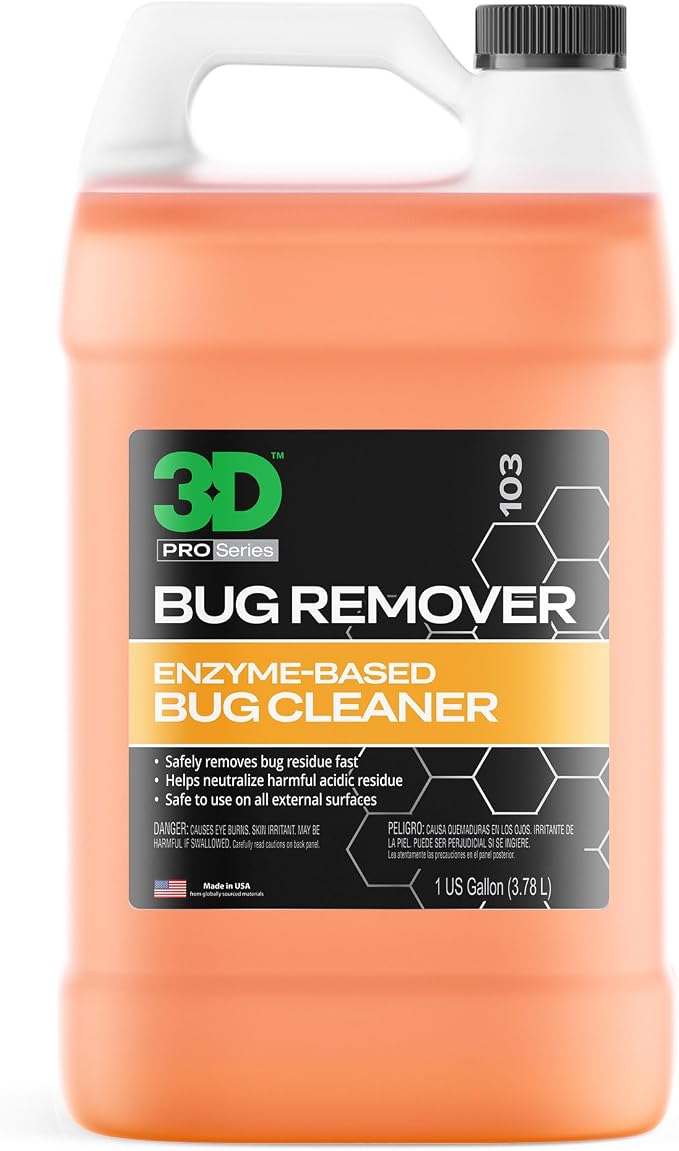 3D Bug Remover - All Purpose Exterior Cleaner & Degreaser to Wipe Away Bugs on by 3DCarCare