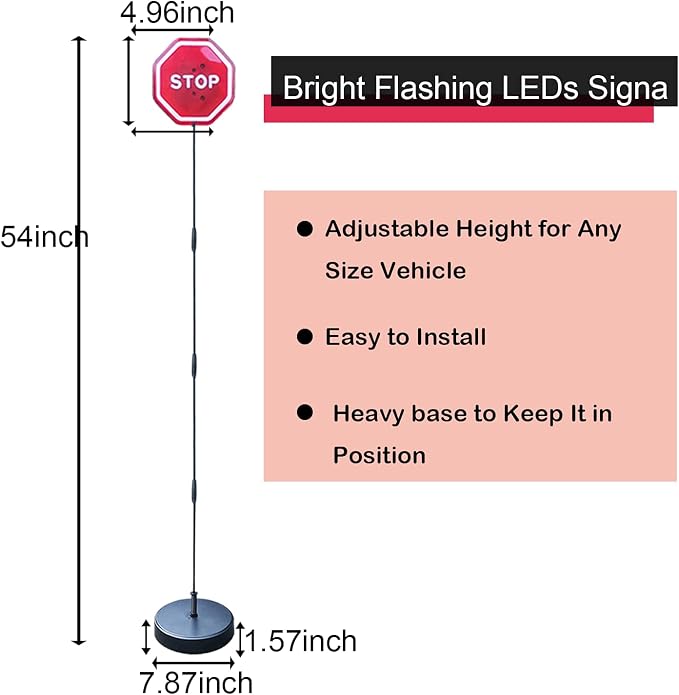 Parking Garage Flashing Stop Sign - Image 5