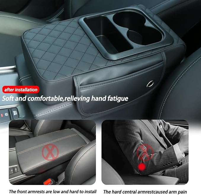 Universal Car Armrest Cushion Organizer - Image 3